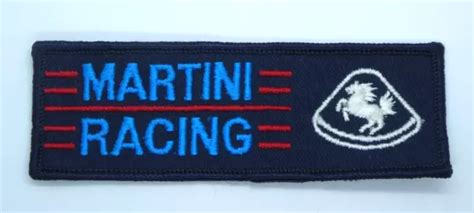 VINTAGE MARTINI RACING Motor Sport Embroidered Patch Sew On Badge For