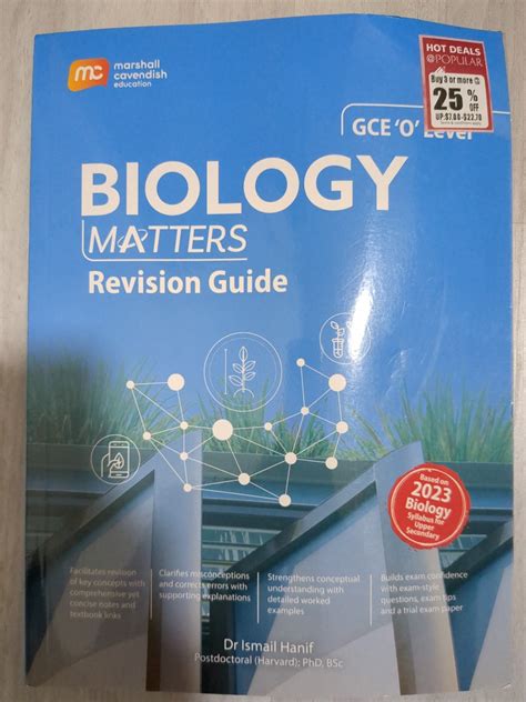 Biology Matters Revision Guide 2023 New Syllabus Hobbies And Toys Books