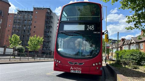 FULL ROUTE VISUAL Arriva London Bus Route 248 Romford Market Cranham