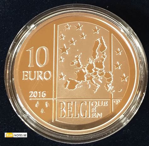 10 Euro Belgium 2016 Olympic Games Rio BE Proof Euronotes Be 2 Euro