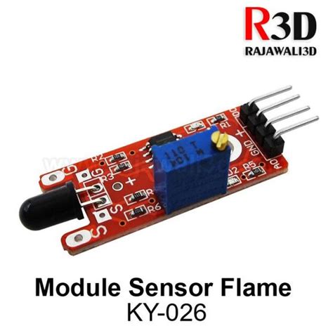 Jual Sensor Api Ir Sensor Flame Detector Module Sensor Modul Pin Ky