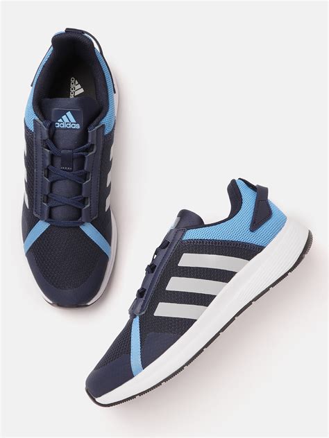 Buy Adidas Men Navy Blue And White Woven Design Gallivantor Running Shoes Sports Shoes For Men