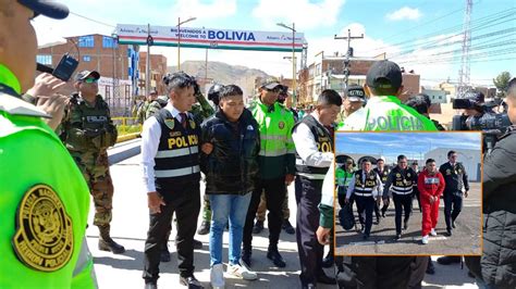 Policía Federal de Bolivia entregó hoy a la PNP a cabecilla de banda