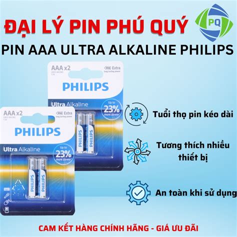 Pin Ultra Alkaline Aa Philips Lr E B Ch Nh H Ng