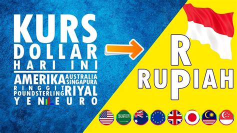 Kurs Dolar Hari Ini Amerika Australia Singapura Euro Poundsterling