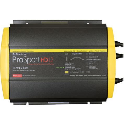 ProMariner ProSportHD12 12 2 Bank Marine Battery Charger