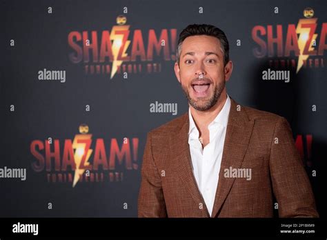 Rome, Italy, March 03, 2023 - Zachary Levi attends at the red carpet ...