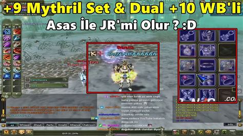 DomenicoWacco 9 Mythril Set Dual 10 WB li Asas İle JR ye