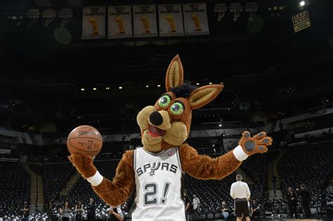 WATCH: Spurs Mascot, the Coyote, Dances Around in a Romper