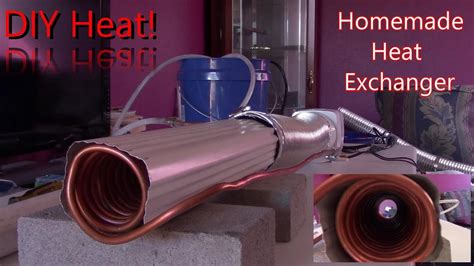 Homemade Copper And Steel Heat Exchanger For Heating And Cooling Air