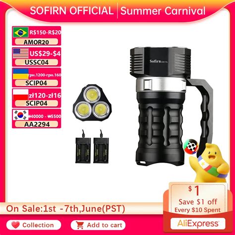 Sofirn Sd Pro Lm Powerful Diving Light Xhp Scuba Dive