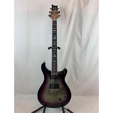 Used Prs Se Mark Holcomb Solid Body Electric Guitar Trans Purple