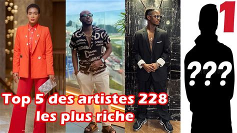 TOGO TOP5 DES ARTISTES LES PLUS RICHE Le Dernier Va Vous ETONNER