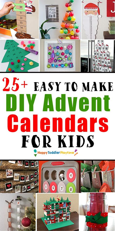 25 easy diy advent calendars for kids – Artofit