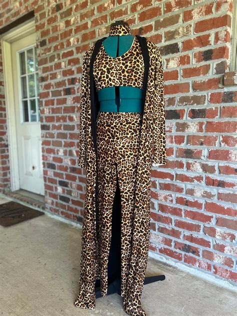 Shania Twain Inspired Iconic Leopard Print Costume Etsy