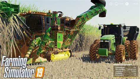 COLHEDEIRA DE CANA DA JD Farming Simulator 2019 OS COLONOS YouTube