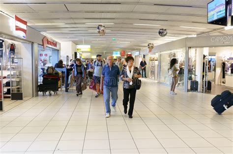 Verona Airport Interior Editorial Photography Image Of People