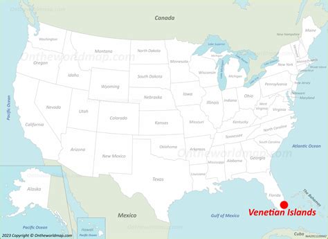 Venetian Islands Map | Miami, Florida, U.S. | Detailed Maps of Venetian Islands