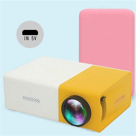 480x272 Pixel Mini Led Projector Supports Yg300 Pro 1080p Compatible Usb Audio Multi Interface