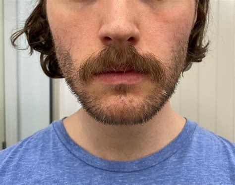 How Should I Trim And Shape This R Moustache