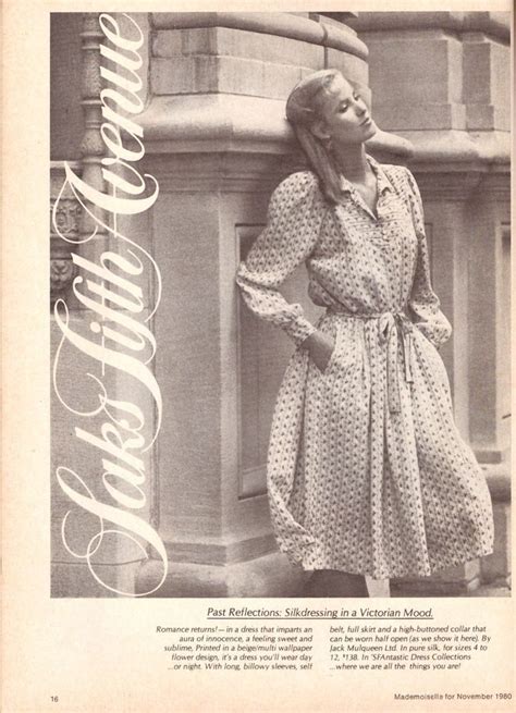 1980 Saks 5th Avenue Department Store Print Advertisement Ad Vintage