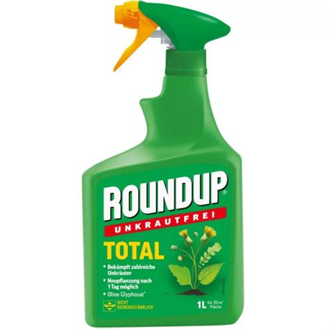 DÉSHERBANT ROUNDUP TOTAL herbicide pelouse jardin mauvaise herbe gazon