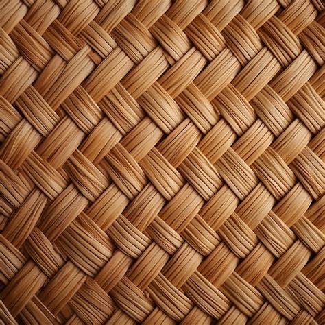 Premium AI Image Woven Basket Texture