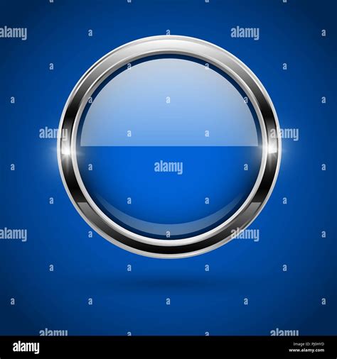 Blue Circle Frame Stock Vector Images Alamy