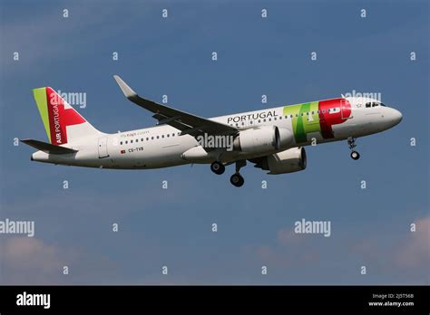 An Airbus A320 Neo Operated By Tap Air Portugal Arrives At London