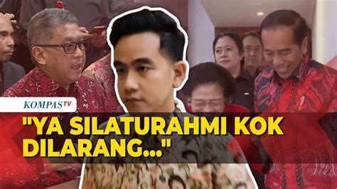 Hasto Bilang Tak Ada Pertemuan Megawati Dan Jokowi Gibran Silaturahmi