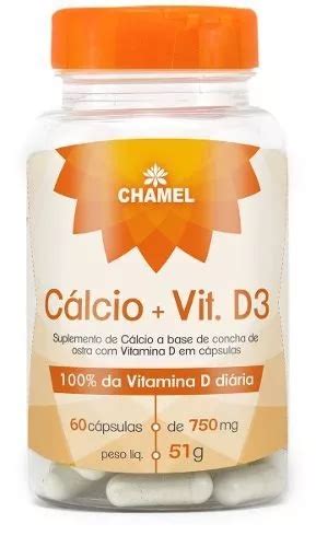 Suplemento En C Psulas De Calcio Y Vitamina D De Chamel Vitaminas