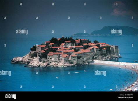 Serbia And Montenegro Sveti Stevan Santo Stefano Stock Photo Alamy