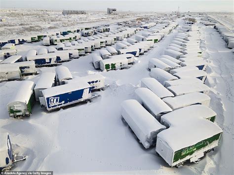 The Frozen City Snow And Ice Covers Russian Ghost Town Abandoned