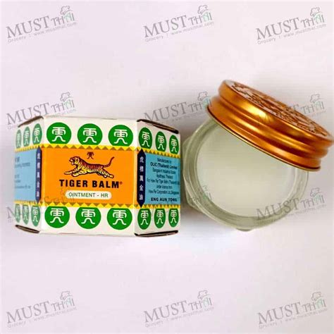 Balm White Ointment - Tiger Balm HR | Thai Grocery Online