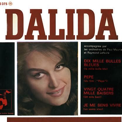 Dalida Dix Mille Bulles Bleues Lyrics And Tracklist Genius