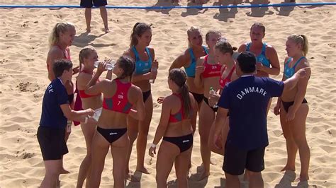 Denmark Vs Mexico Preliminary Round Ihf Women S Beach Handball