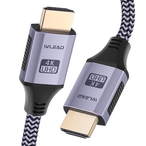 Upgrade 4k60hz Hdmi Cable 66ftwlead 18gbps High Speed Hdmi 20 Braided Cord