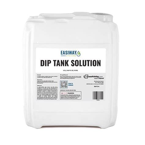 Easiway Dip Tank Solution By