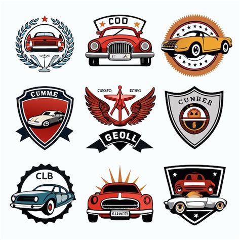 Car Logos Collection Iconic Automotive Emblems For Brands And Clubs