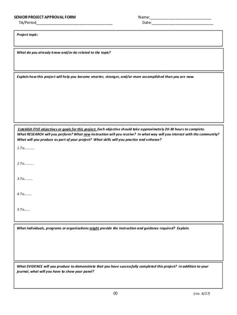 Fillable Online Wakefield Apsva 00 Project Approval Form1 Pdf Fax Email