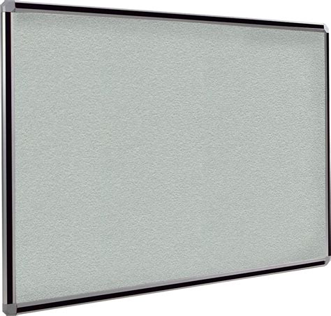 48x72 Decoaurora Aluminum Frame Gray Vinyl Bulletin