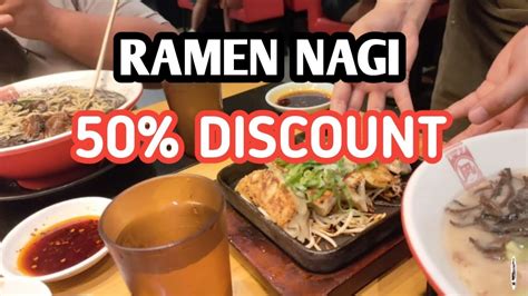 Ramen Nagi 50 Discount Robinsons Galleria Trending Youtube