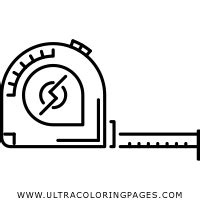 Measuring Tape Coloring Page Ultra Coloring Pages