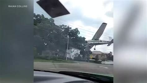 Pilot Survives After Small Plane Crash Caught On Camera In Florida