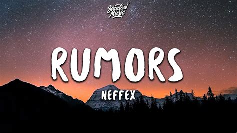 NEFFEX - Rumors (Lyrics) - YouTube