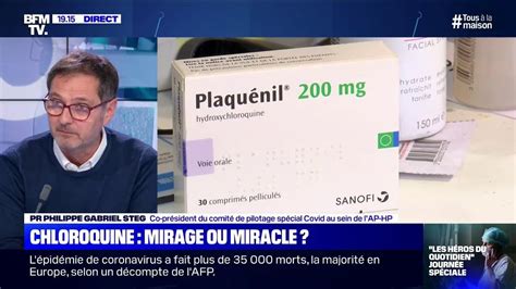 Pr Philippe Gabriel Steg La Chloroquine Est Un Espoir Mais On Ne Peut