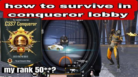 Chanddalyt How To Survive In Conqueror Lobby Solo Rank Push Tips And