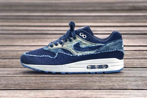 Nike Air Max 1 Indigo Ripped Denim