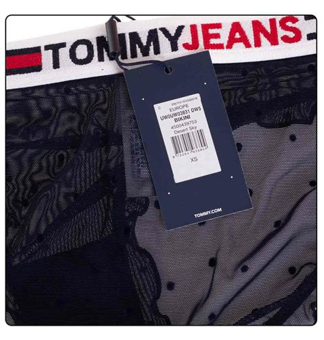 Tommy Hilfiger Bikini Damskie Majtki P Granatowe Uw Uw Dw