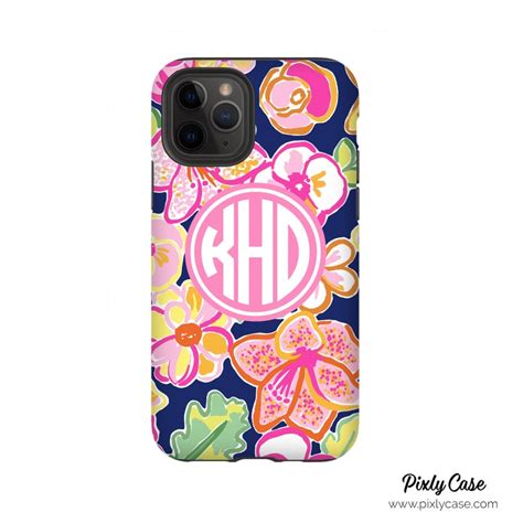 Preppy Monogram Phone Case Iphone 11 Personalized Monogram Etsy